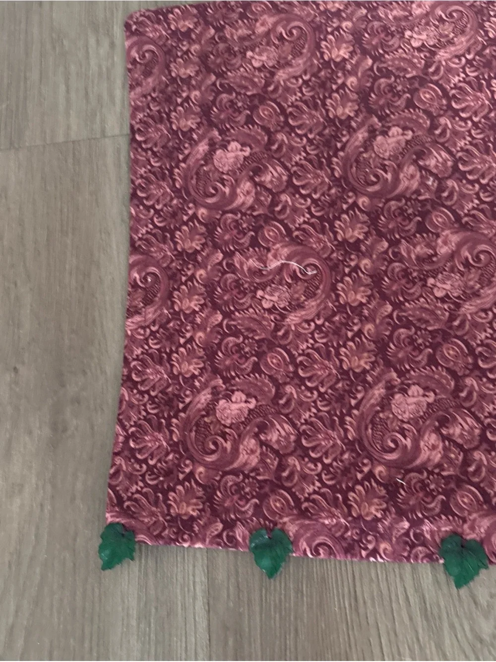 Handmade rich red